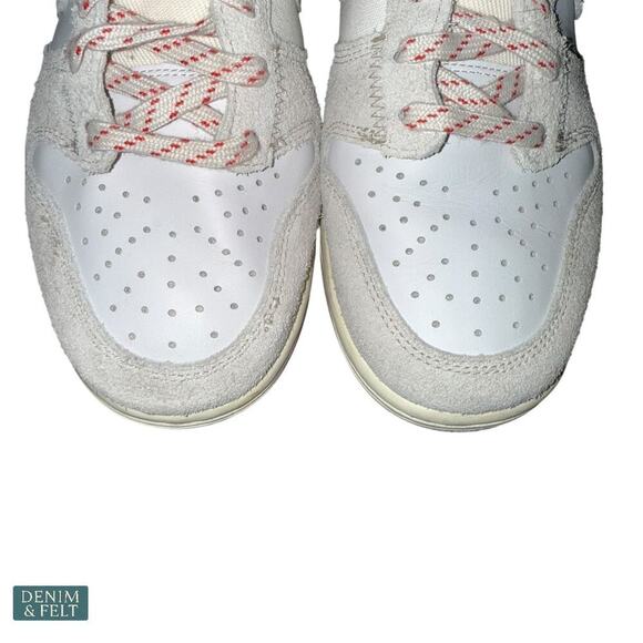 Nike Dunk High Notre Light Orewood Brown White Red Sneakers Men’s Size 10 - Picture 8 of 16